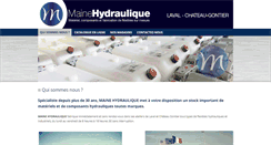 Desktop Screenshot of maine-hydraulique.com